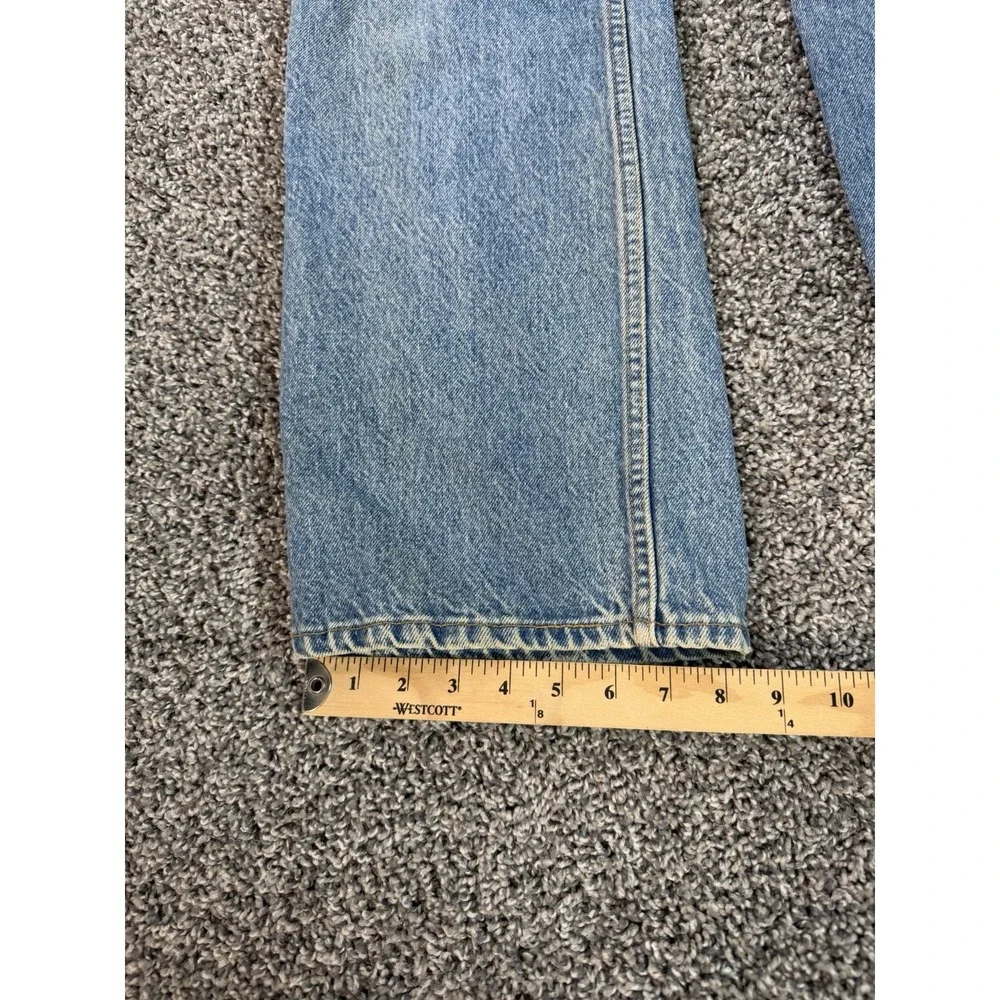 Vintage Levi's 517 Bootcut Orange Tab Jeans Men's Size 36X34 Blue